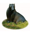 WILD LIFE/AA Ours brun assis - Cible 3D