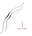 BATTLE-ARCHERY Arc Snake 50 avec No-Glove 6/12 ans -  Made in france