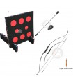 Kit pour Animation BATTLE-ARCHERY  (1 arc, 3 fléches, Cible 80 cm 8 troues)