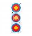 Trispot 40cm (double 10) - Blason FITA/WA